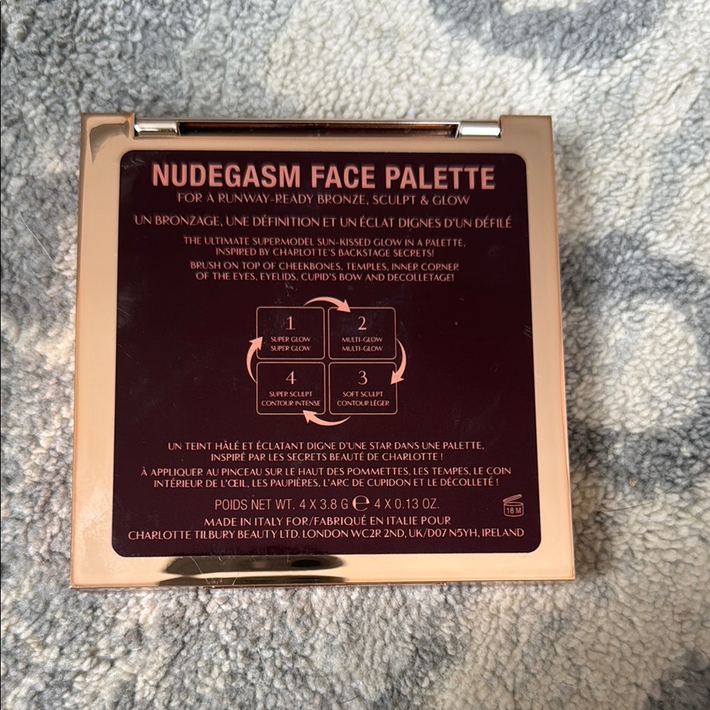 Charlotte Tilbury Nudegasm Face Pallette - Picture 2 of 3
